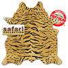 322302 - Safari Printed Tiger Print on Caramel Cowhide - Choose Size
