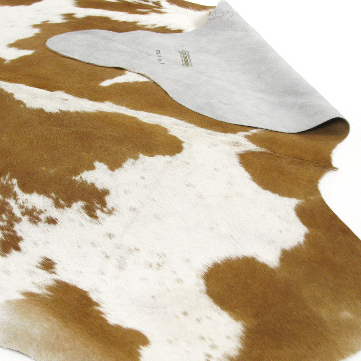 322530 - Premium Grade A Natural Brown and White Cowhide