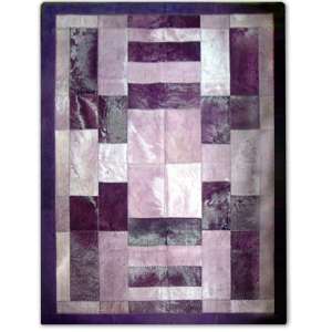 32324 - Custom Patchwork Cowhide Rug Totem Dyed Color Choice 32324