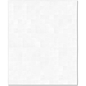 32398 - Custom Patchwork Cowhide Area Rug Solid Off-White 32398