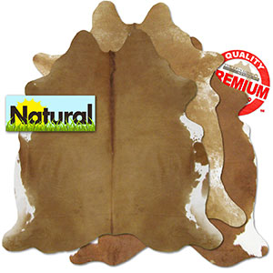 328041 - Premium Grade A Natural Mostly Brown Cowhide