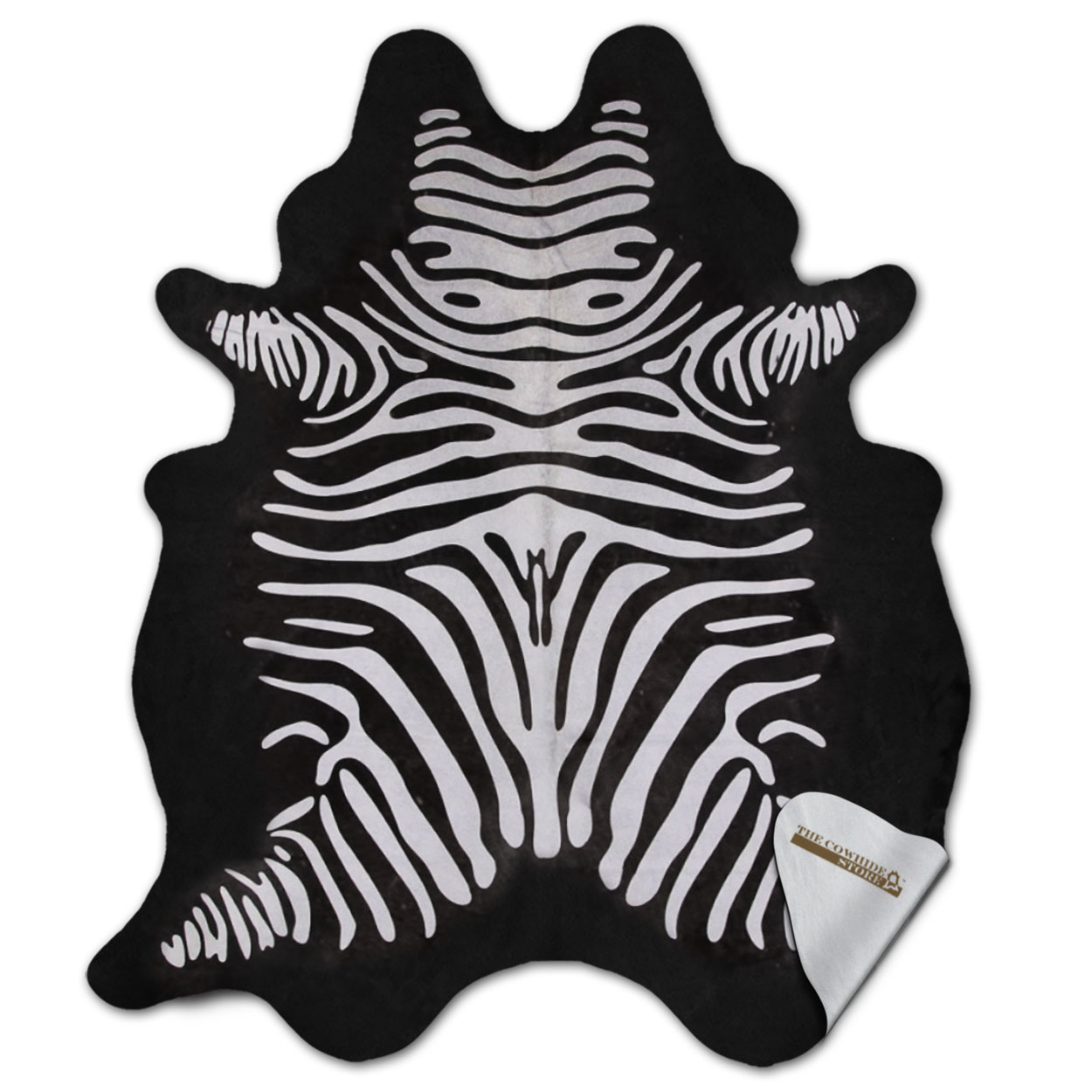 328368 - Printed Reverse Zebra Premium Cowhide