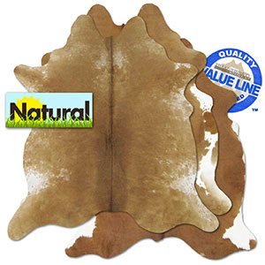 328404 - Value Line Grade B Natural Mostly Brown Cowhide