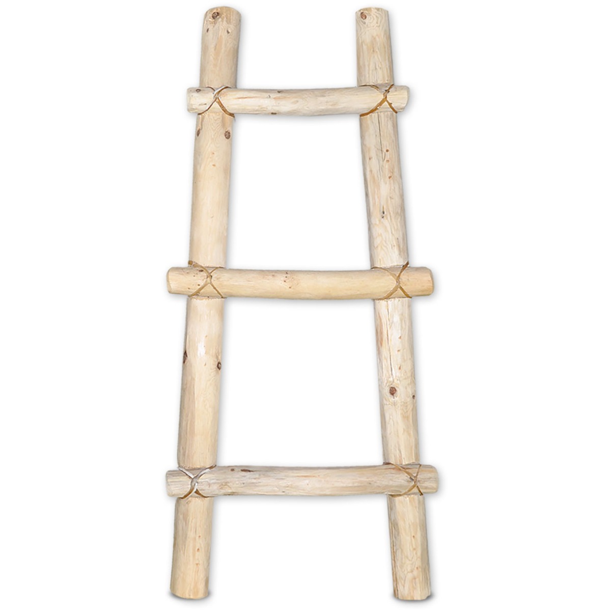 460336 - 3ft Decorative Wood Kiva Blanket Ladder