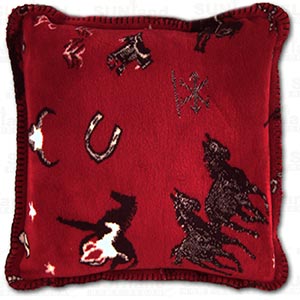461019 - Denali Micro-Plush 18in Pillow Western Roundup 461019