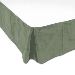 461746 - Micro-Plush Bed Skirt - Cal King Sage Green