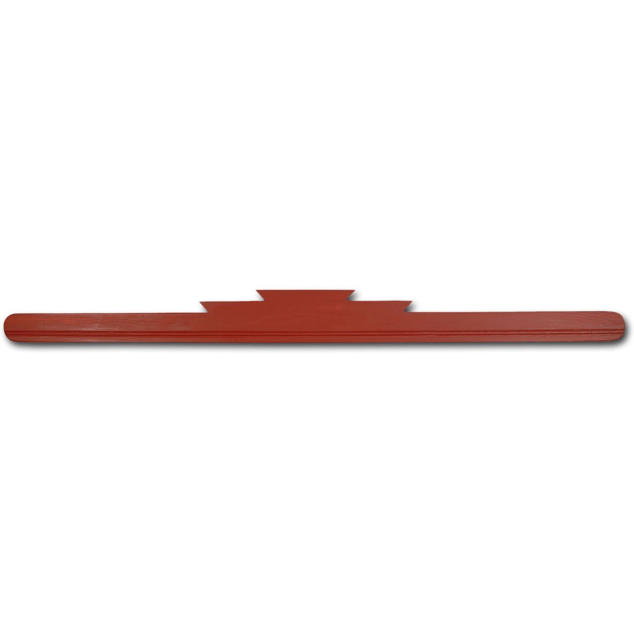 4895 - Rusty Red Washed Pine Wall-Mount Rug Hanger