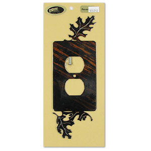 531241 - Lazart Oak Leaf Natural Fusion Outlet Cover