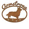 600942 - Pembroke Welsh Corgi Puppy Custom Name Metal Wall Art