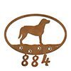 601139 - Chesapeake Bay Retriever Puppy Custom Metal Address Numbers Wall Art