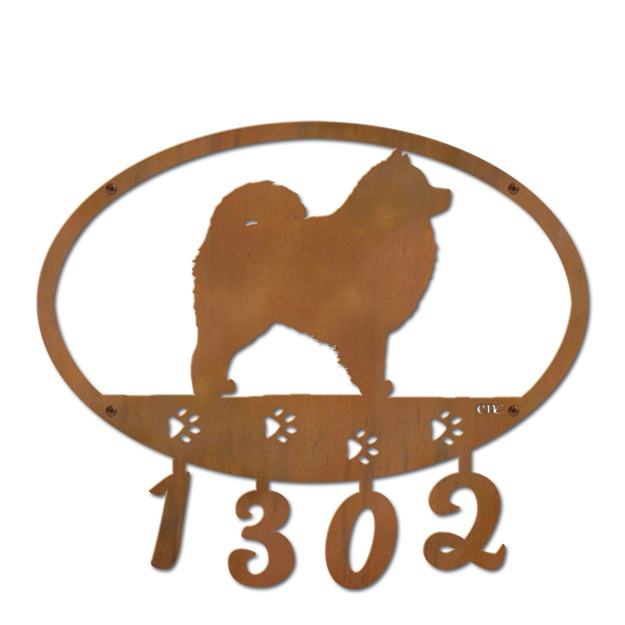 601156 - Samoyed Custom House Numbers