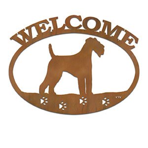 601225 - Airedale Metal Welcome Sign