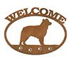 601228 - Australian Shepherd Puppy Welcome Metal Sign Wall Art