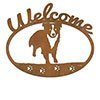 601233 - Border Collie Puppy Welcome Metal Sign Wall Art
