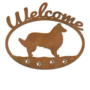 601241 - Collie Metal Welcome Sign