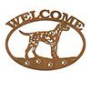 601243 - Dalmatian Puppy Welcome Metal Sign Wall Art