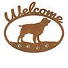 601244 - English Springer Spaniel Puppy Welcome Metal Sign Wall Art