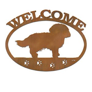 601247 - Maltese Metal Welcome Sign