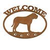 601248 - Mastiff Puppy Welcome Metal Sign Wall Art