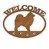 601256 - Samoyed Puppy Welcome Metal Sign Wall Art