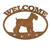 601257 - Schnauzer Puppy Welcome Metal Sign Wall Art