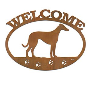 601266 - Whippet Metal Welcome Sign