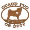 601417 - Pug Dog Breed Pug Metal Custom Two-Word Sign
