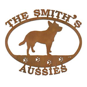 601427 - Australian Cattle Dog Two-Word Custom Text Sign