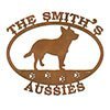 601427 - Australian Cattle Dog Puppy Metal Custom Two-Word Sign