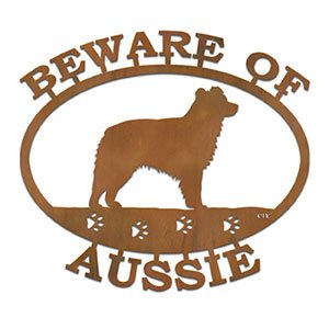 601428 - Australian Shepherd Two-Word Custom Text Sign