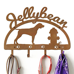 601515 - Shorthaired Pointer Personalized Dog Accessory Wall Hooks