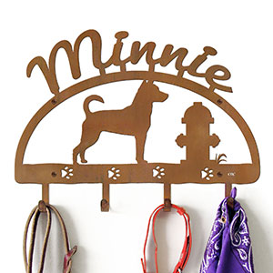 601616 - Rat Terrier Personalized Dog Accessory Wall Hooks