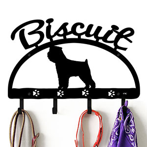601692 - Brussels Griffon Personalized Dog Accessory Wall Hooks