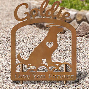 601710 - Golden Retriever Personalized Pet Memorial Yard Art