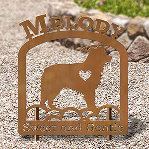 601728 - Australian Shepherd Personalized Pet Memorial Yard Art