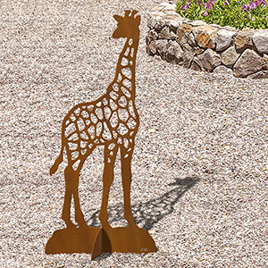603225 - 44in H Giraffe Large Garden Statue Yard Art