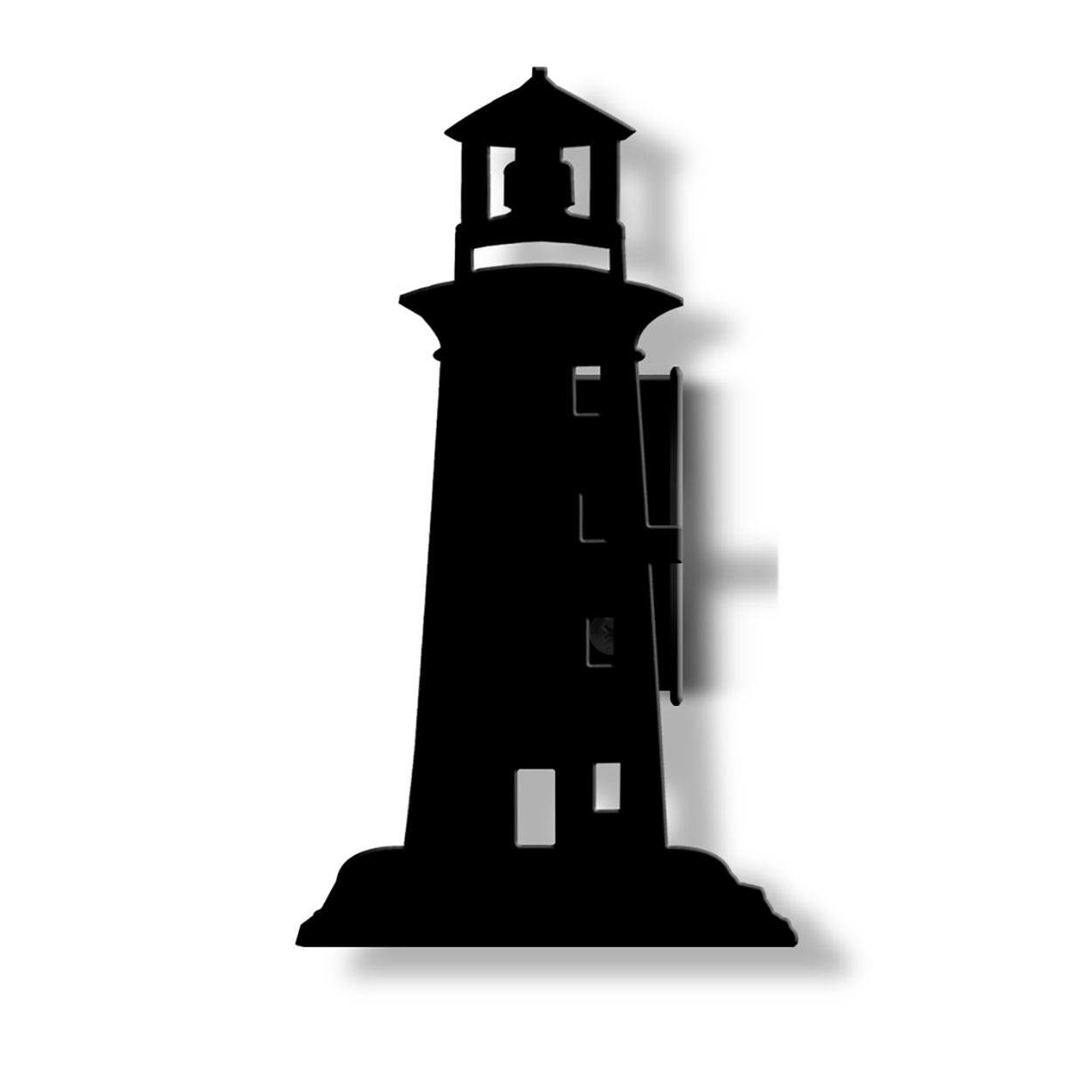 604522 - Nautical Theme Drapery Rod Holder - Lighthouse Design