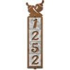 605074 - Chili Peppers Motif One-Number Metal Address Sign