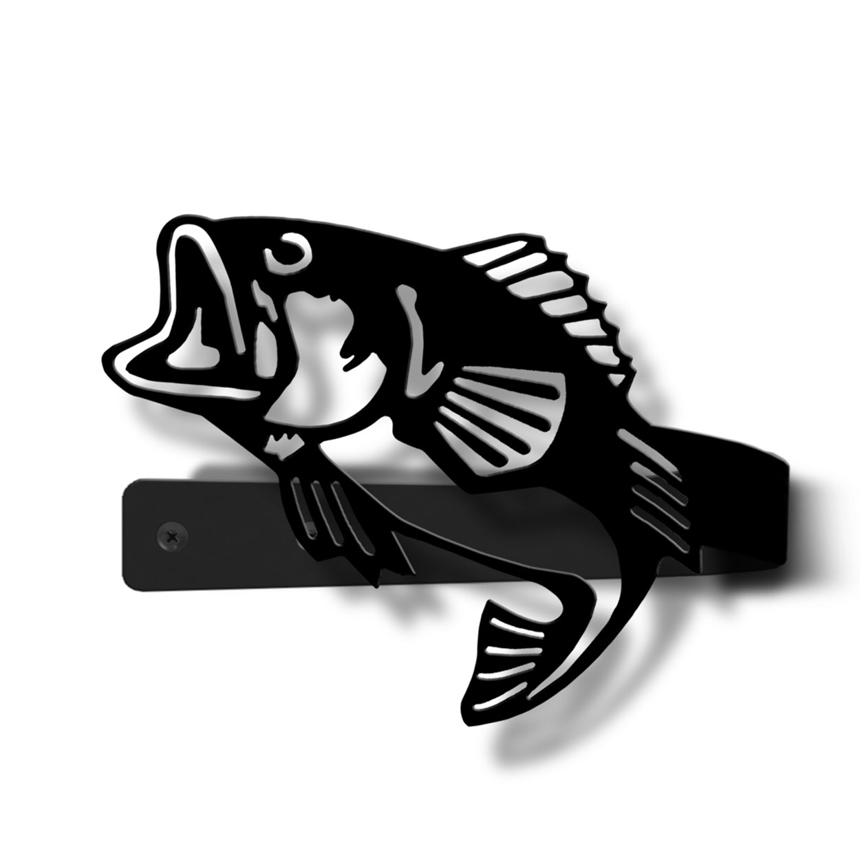 614502 - Fishing Theme Drapery Tie Back Hook - Bass Design