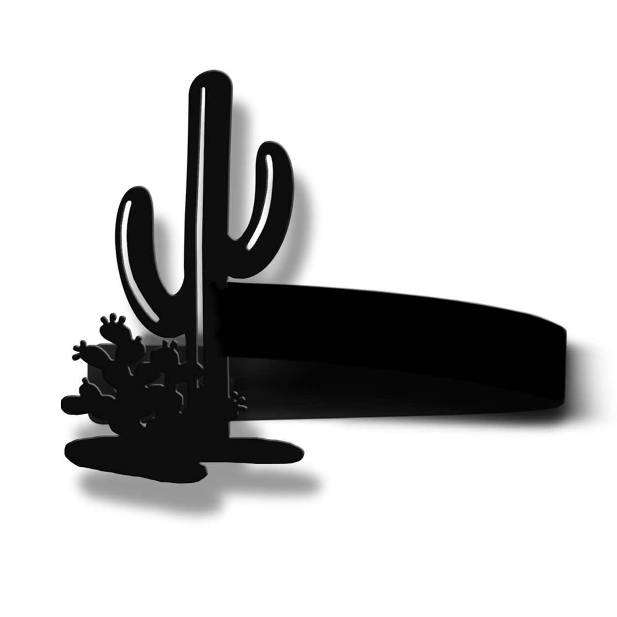614508 - Southwest Theme Drapery Tie Back Hook - Cactus Design