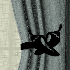 614509 - Southwest Theme Drapery Tie Back Hook - Chilies Design