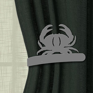 614511 - Seashore Theme Drapery Tie Back Hook - Crab Design