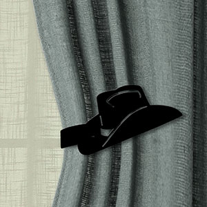 614516 - Western Theme Drapery Tie Back Hook - Hat Design