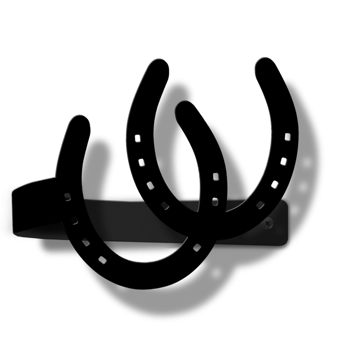 614518 - Western Theme Drapery Tie Back Hook - Horseshoes Design