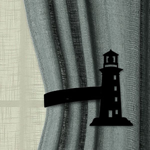 614522 - Nautical Theme Drapery Tie Back Hook - Lighthouse Design