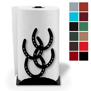 621054 - Horseshoes Design Paper Towel Holder - Choose Color