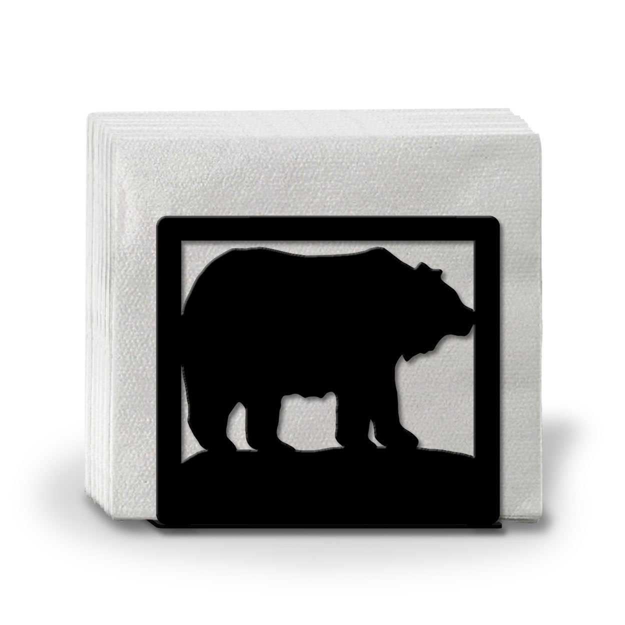 621101 - Bears Metal Napkin or Letter Holder - Choose Color