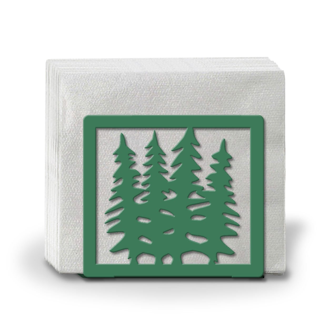 621102 - Bear and Trees Metal Napkin or Letter Holder - Choose Color