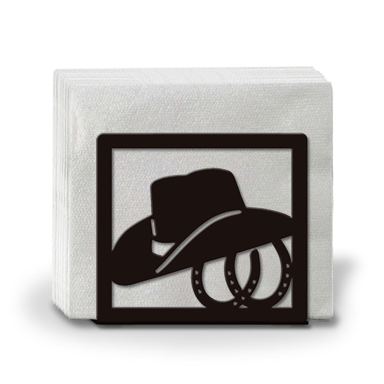 621103 - Hat and Boots Metal Napkin or Letter Holder - Choose Color