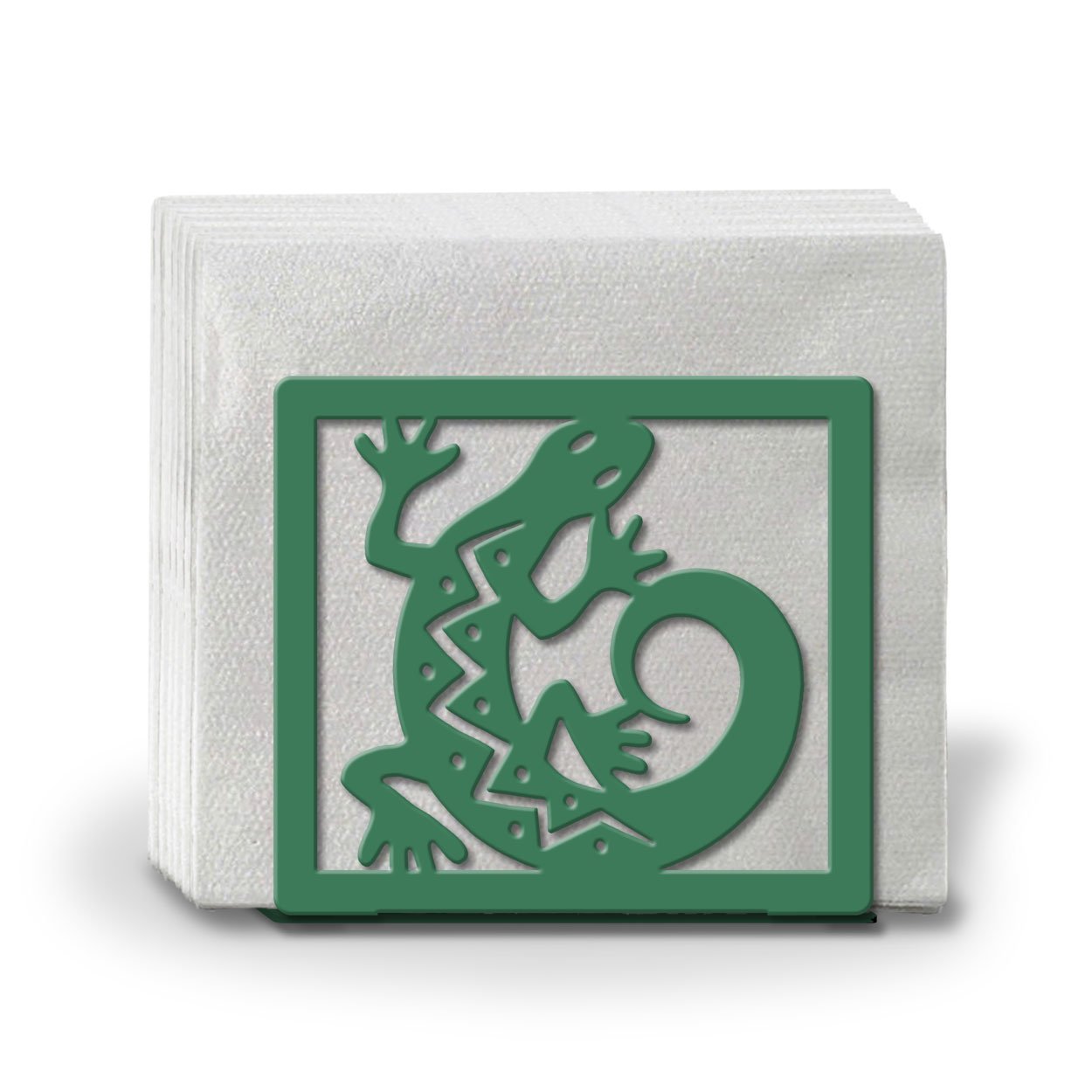 621106 - Gecko Metal Napkin or Letter Holder - Choose Color